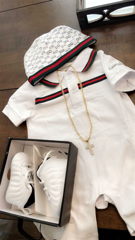 gucci baby clothes outlet|Gucci onesie newborn.